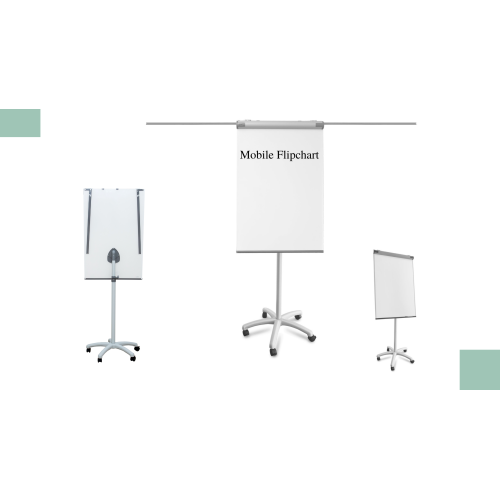 Protable Easel Using Various Magnetic Flipchart Whiteboard